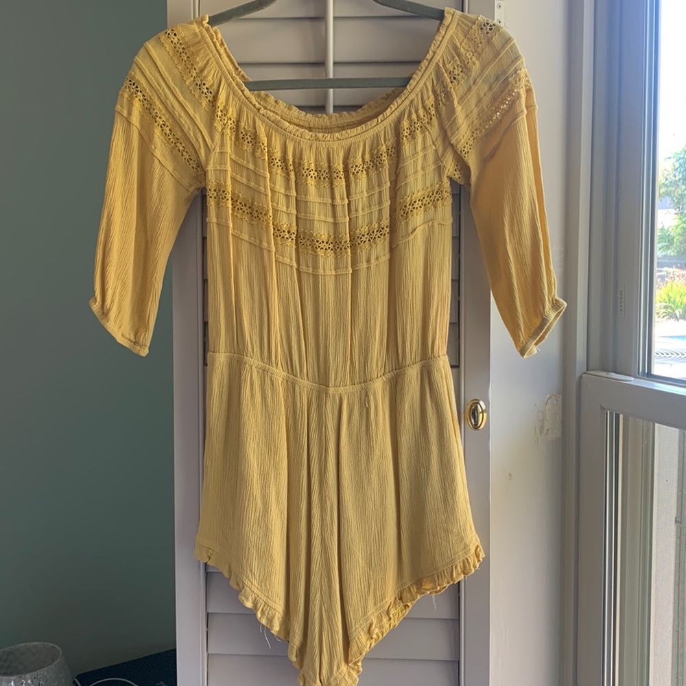 Yellow romper